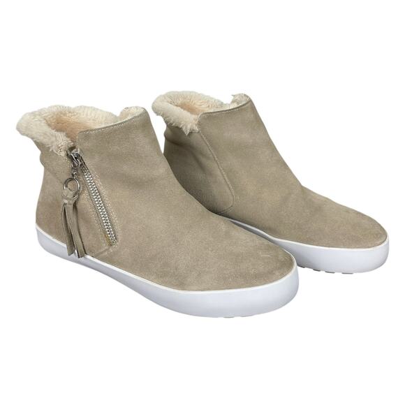 Rebecca Minkoff Shelly Sherpa Booties Women’s 6.5 Casual Fall Winter Cozy - Picture 3 of 11